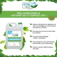 Bidon 5 l Nettoyant sols Triple Action Menthe Concentré Ecocert