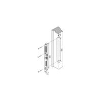 Butée fixe fercot plot droite 190x18x13mm - Gedimat - THIRARD