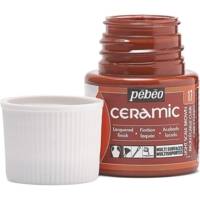 Flacon 45 ml peinture CERAMIC faïence et multi support BRUN ECAILLE