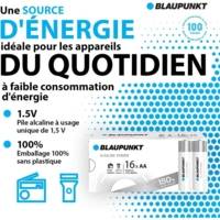 Pack 16 Piles Alcalines Power AA / LR6 1,5V