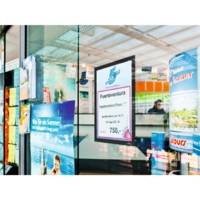 Pack de 10 Cadres d'affichage magnétique DURAFRAME A4 Noir