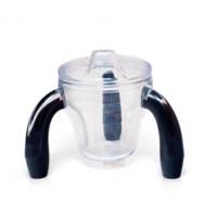 Tasse tripode antidérapante avec couvercle pour enfant