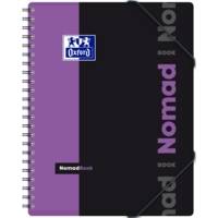 Cahier Etudiant NomadBook A4+160 pages 90g lignée 7mm Coloris Aléatoire - OXFORD