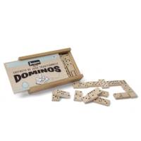 Jeux de Société-Jeu de Dominos en Bois - Coffret en Bois
