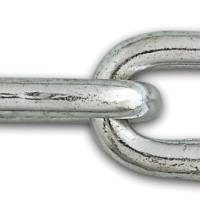 Chaîne soudée maille courte acier zingué D5mm charge de travail 165kg - Gedimat - CHAPUIS