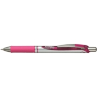 Stylo Roller encre gel rétractable ENERGEL BL77 Pointe 0,7 mm Rose