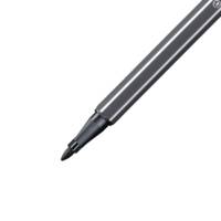 Feutre de Dessin PEN 68 pointe ogive Moyenne 1 mm Gris très foncé - STABILO