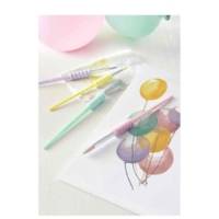 Set de 4 pinceaux à poils synthétiques avec grip soft touch pastel - FABER-CASTELL
