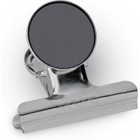 Lot de 2 Pince-lettres 40 mm avec aimant Nickel