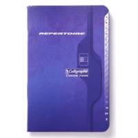 Carnet répertoire piqué 11x17 (A6+) 96 pages couleur aléatoire