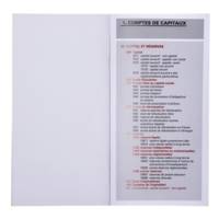 Plan comptable général avec couverture plastique 17,5x9cm - EXACOMPTA