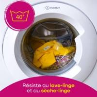 Sachet de 36 étiquettes vêtements motifs ciel - 45 x 13 mm