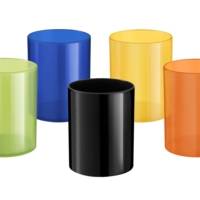 Pot à Crayon Plastique Orange