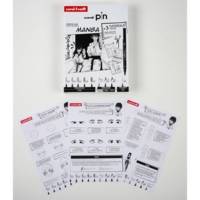 Coffret édition Manga (8 feutres Uni Pin + 1 Shalaku S)