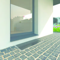 Caniveau ACO SELF 200 avec grille caillebotis acier - h.150 mm - Gedimat