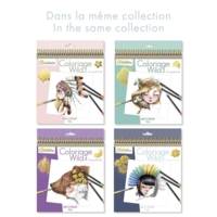 Carnet de coloriage Wild 6 - Bleu - AVENUE MANDARINE