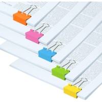 Paquet de 10 Pinces à Double Clip 32mm Assorties