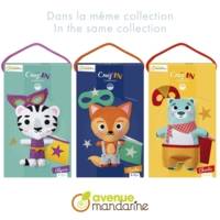 Kit pour Doudou en Feutrine Maxi Couz'in - Sacha Le Renard - H 32 Cm - AVENUE MANDARINE