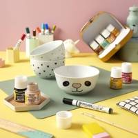 Etui de 6 feutres Porcelaine P150 Couleurs Pop Pointes Fines