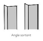 Angle intérieur CLIPEO 450 - 50 x 100 mm L.2,10 m - Gedimat - BACACIER