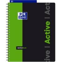 Cahier ACTIVEBOOK PP Intercalaire 160 pages 90g A4+ Lignée 7mm Coloris Aléatoire - OXFORD
