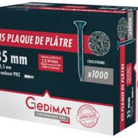 Vis TTPC 25 x 3,5 mm - boîte de 1000 pièces - Gedimat - GEDIMAT PERFORMANCE PRO