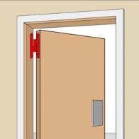 Paumelle de Paris inox bouts ronds gauche 110 x 55 mm - Gedimat - AFBAT
