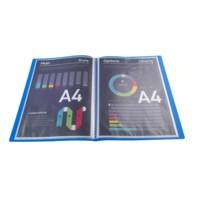 Protège-documents en polypropylène souple OPAK 20 vues - A4 - Bleu clair - EXACOMPTA