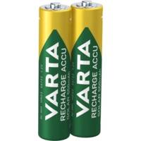Lot de 2 piles rechargeables Varta Accu Solar type AAA 1,2V 550mAh (R03)