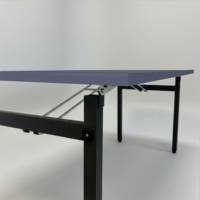 Table pliable Tambu 160x80cm bleu fes - intérieur - RestooTab