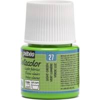 Flacon 45 ml Peinture Setacolor pour tissus clairs VERT LUMIER