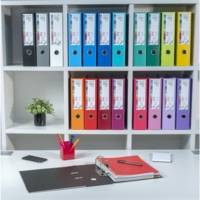 Classeur à levier Prem'Touch intérieur extérieur Polypro Dos 80mm A4 maxi Bordeaux