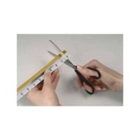 Lot de 5 Onglets autocollants 10 mm x 200 mm TABFIX Tranparent