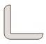 Baguette d'angle arrondie Chêne L.2,40 m - Gedimat - SOTRINBOIS