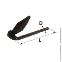 Tourniquet marseillais à vis bois noir 110mm - Gedimat - AFBAT