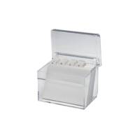 Boîte à fiches Acrylique Transparent A7 avec intercalaires