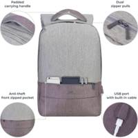 Sac à Dos pour PC portable Anti-Vol Gris/Mocha 15.6
