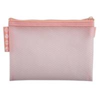 Pochette à fermeture éclair en plastique souple Chromaline pastel - A6 - Couleurs assorties