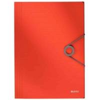 chemise à élastique Solid, A4, pp, rouge clair