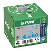 Vis façade torx inox A2 4,5X60mm - boîte de 100 pièces - Gedimat - SPAX