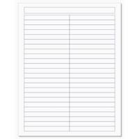 Cahier de vocabulaire polypro17X22 cm agrafé 96P réglure spécifique