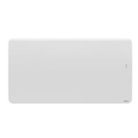 Radiateur connecté à inertie fonte+façade chauffante horizontal HEKLA blanc - Gedimat