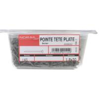 Pointe tête plate acier 1,8 x 30 mm - Gedimat - NORAIL