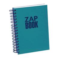 Zap book Bloc RI 14,8x21 Uni 80g 160 feuilles blanches Coloris de couverture aléatoire