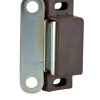 Loqueteau magnétique rectangle 6kg blanc - Gedimat - NORAIL