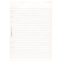 Recharge format A5 50 feuilles lignées pour bloc-notes Blanc - FILOFAX