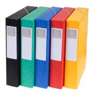Boîte de classement à élastiques Cartobox A4 dos de 60 mm Coloris aléatoire