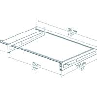 Marquise acier BREMEN - 150 x 93,5 cm - Gedimat - PALRAM