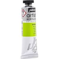 Tube 37 ml Peinture Artist Acrylics Extra fine VERT LUMIERE - PÉBÉO