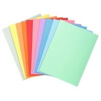 Paquet 10 chemises SUPER 210 Assorties 10 teintes - EXACOMPTA
